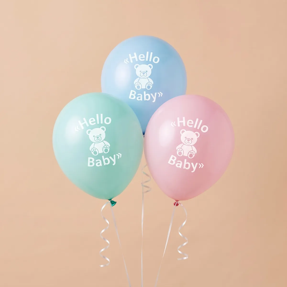 Кулька латексна «Hello Baby» з гелієм