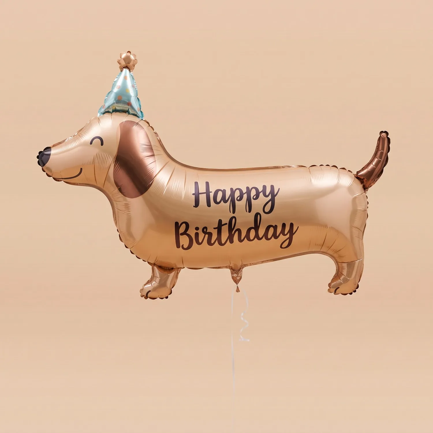 Кулька-такса «Happy Birthday» 109 см з гелієм — фото 1 з 1
